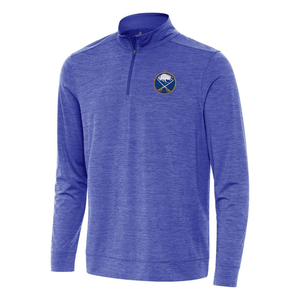 Buffalo Sabres Antigua Bright Quarter-Zip Top - Heather Royal - NHL 202233629