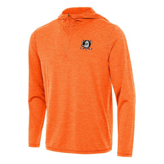 Anaheim Ducks Antigua Tidy Quarter-Zip Hoodie - Heather Orange - NHL 202233634