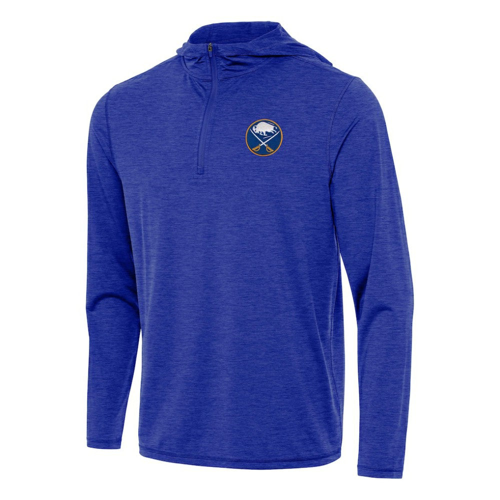 Buffalo Sabres Antigua Tidy Quarter-Zip Hoodie - Heather Royal - NHL 202233639