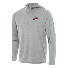 Carolina Hurricanes Antigua Tidy Quarter-Zip Hoodie - Heather Gray - NHL 202233643