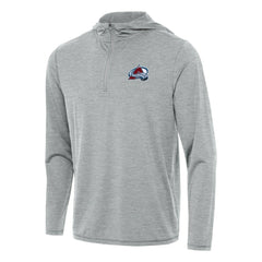 Colorado Avalanche Antigua Tidy Quarter-Zip Hoodie - Heather Gray - NHL 202233645
