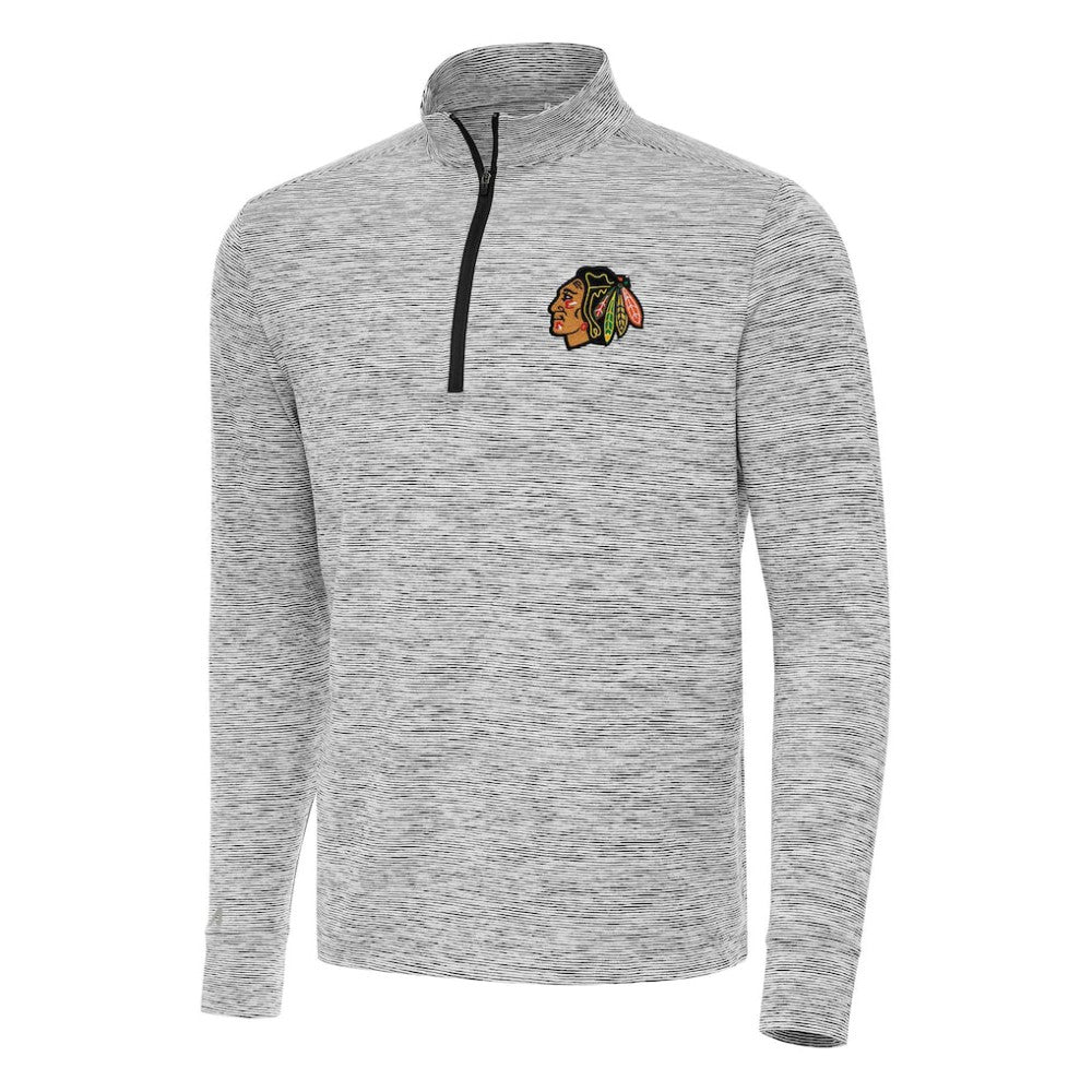 Chicago Blackhawks Antigua Cause Quarter-Zip Top - Black - NHL 202233657