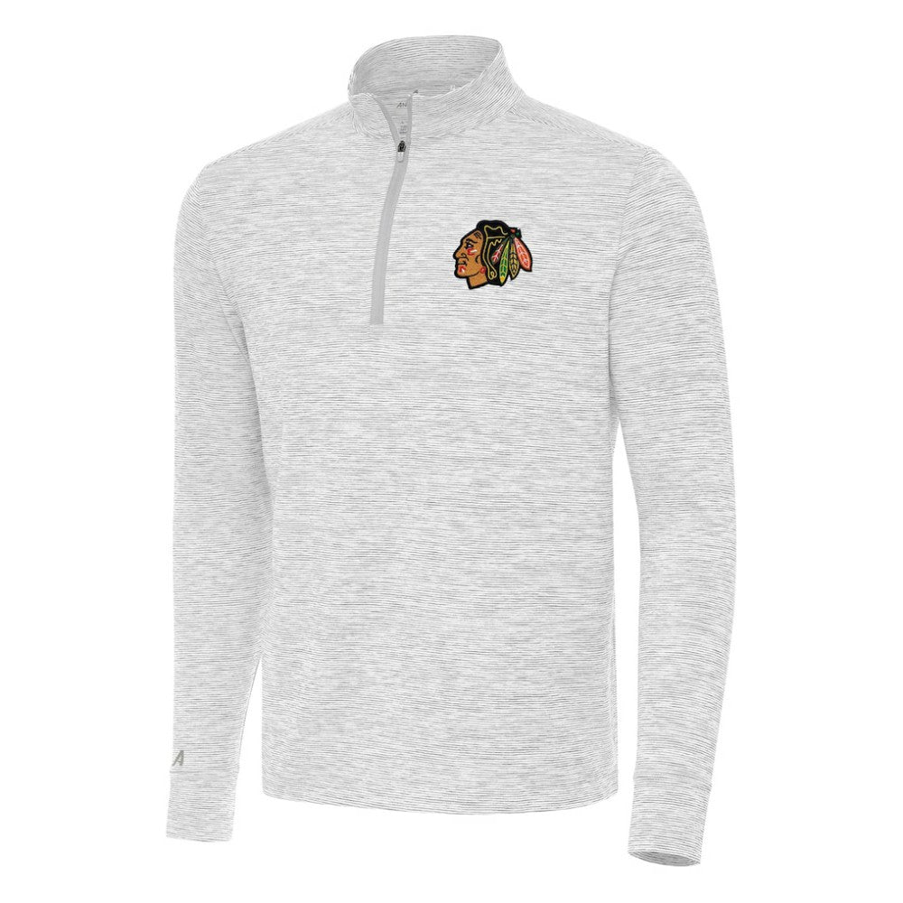 Chicago Blackhawks Antigua Cause Quarter-Zip Top - Gray - NHL 202233659