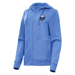 Buffalo Sabres Antigua Women's Seeker Full-Zip Hoodie - Heather Royal - NHL 202233747