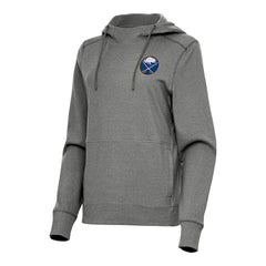Buffalo Sabres Antigua Women's Justice Pullover Hoodie - Heather Black - NHL 202233777