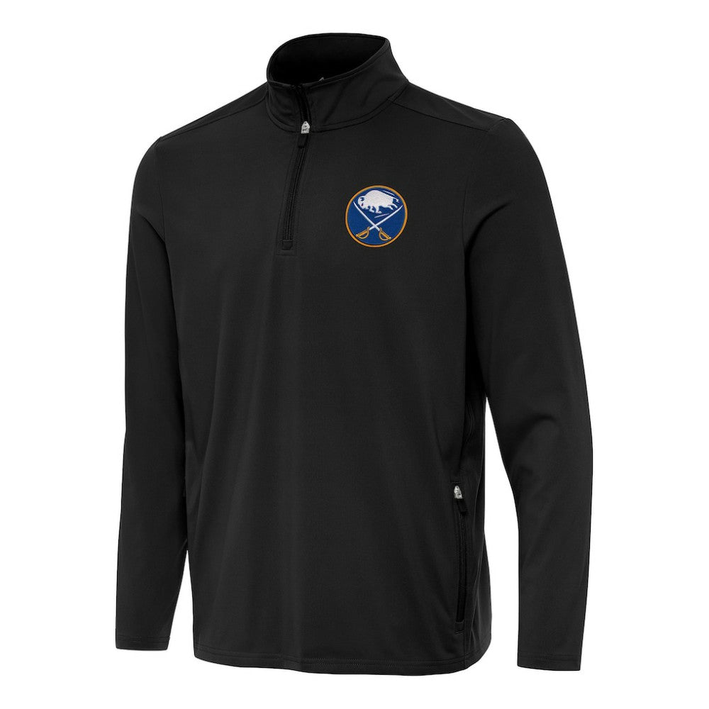 Buffalo Sabres Antigua Perilous Quarter-Zip Sweatshirt - Black - NHL 202233970