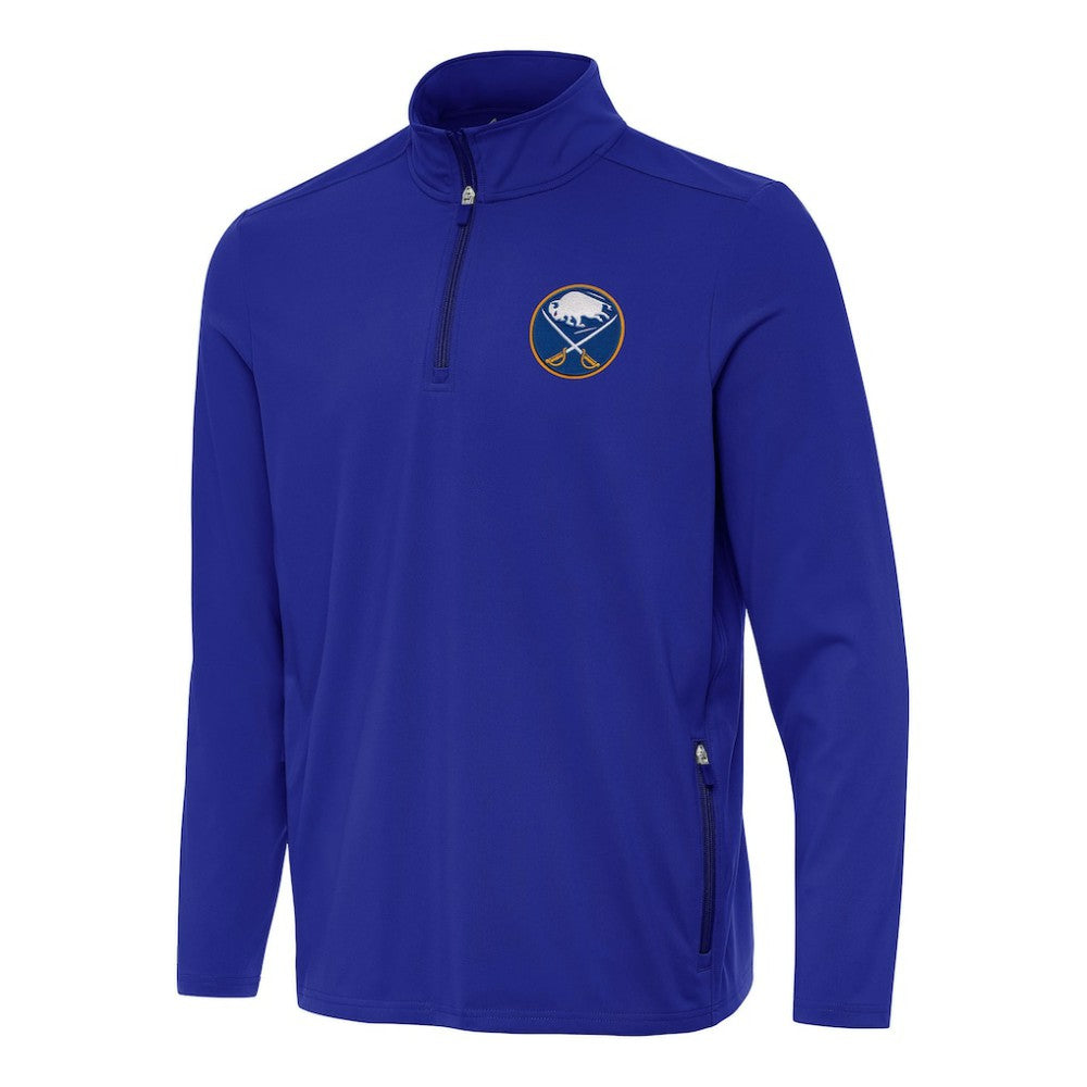 Buffalo Sabres Antigua Perilous Quarter-Zip Sweatshirt - Royal - NHL 202233972