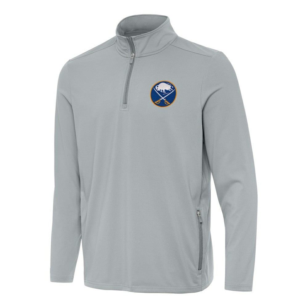 Buffalo Sabres Antigua Perilous Quarter-Zip Sweatshirt - Gray - NHL 202233973