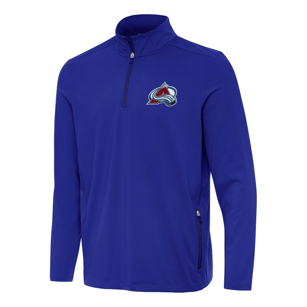 Colorado Avalanche Antigua Perilous Quarter-Zip Sweatshirt - Royal - NHL 202233982