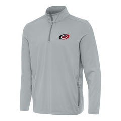 Carolina Hurricanes Antigua Perilous Quarter-Zip Sweatshirt - Gray - NHL 202233983