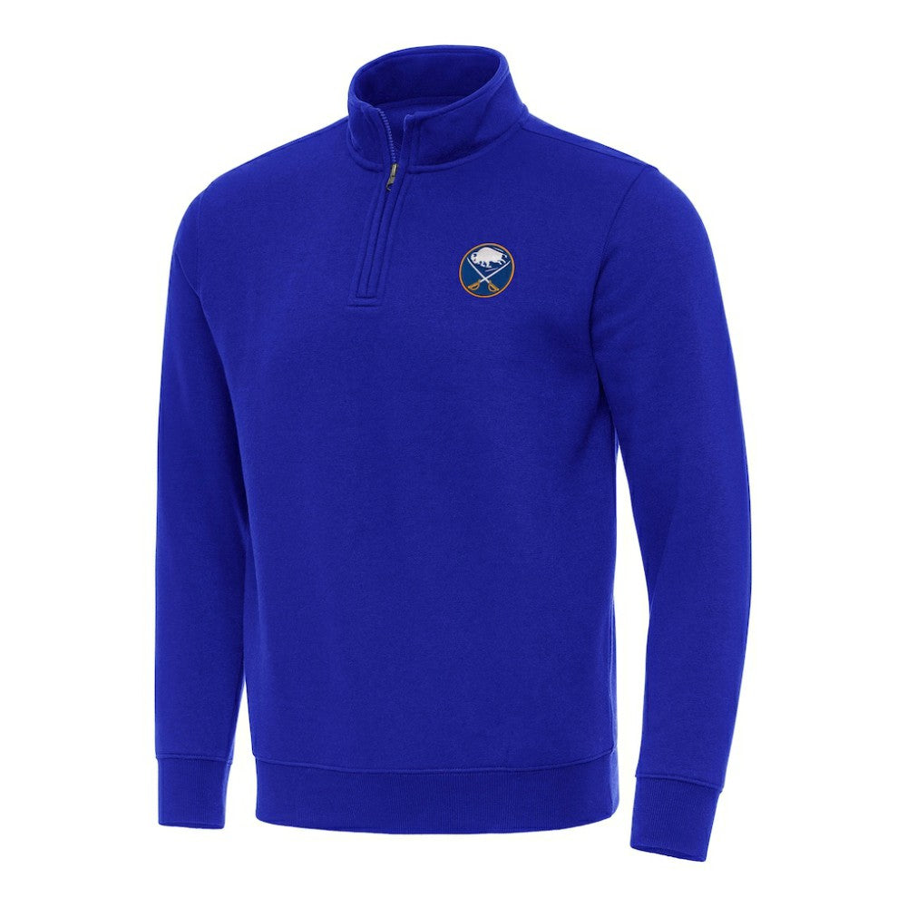 Buffalo Sabres Antigua Victory Quarter-Zip Mock Sweatshirt - Royal - NHL 202234004