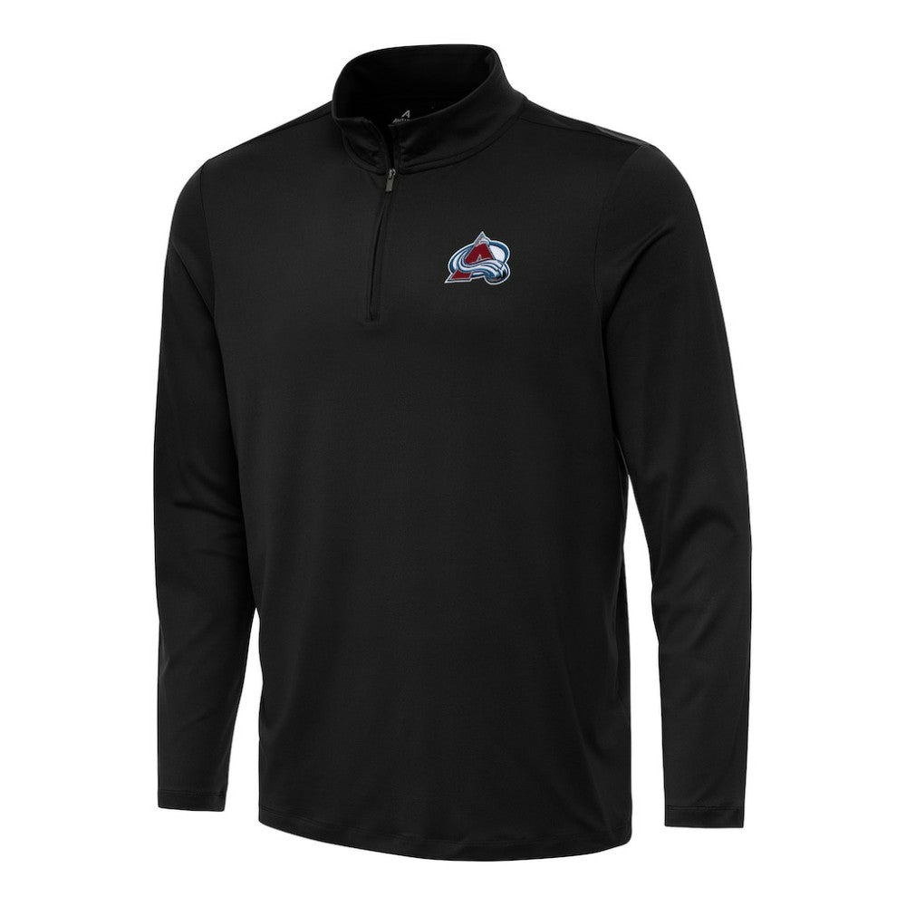 Colorado Avalanche Antigua Reprocess Quarter-Zip Top - Black - NHL 202234105