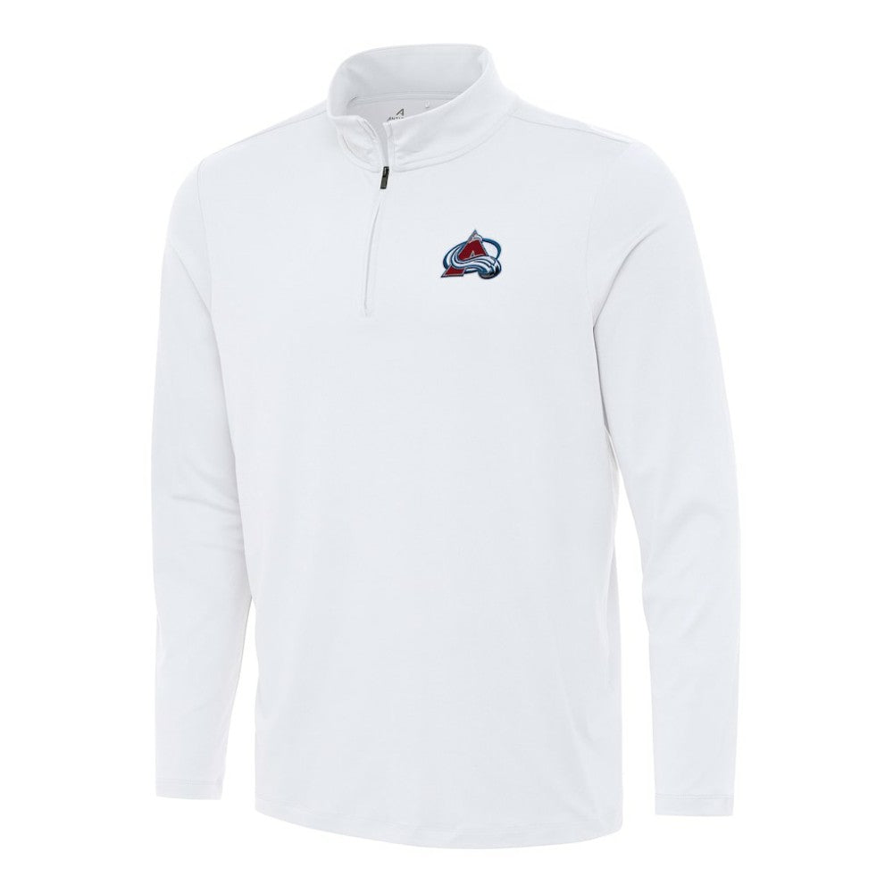 Colorado Avalanche Antigua Reprocess Quarter-Zip Top - White - NHL 202234108