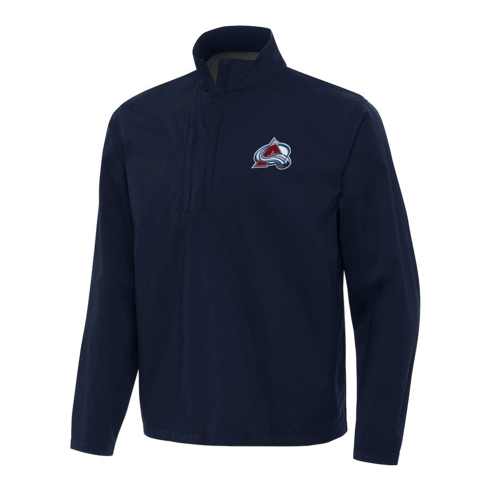 Colorado Avalanche Antigua Brisk Quarter-Zip Windbreaker - Navy - NHL 202234263