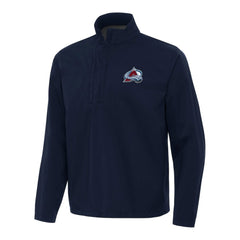 Colorado Avalanche Antigua Brisk Quarter-Zip Windbreaker - Navy - NHL 202234263