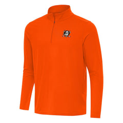 Anaheim Ducks Antigua Intent Quarter-Zip Top - Orange - NHL 202234338