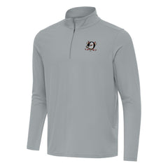 Anaheim Ducks Antigua Intent Quarter-Zip Top - Gray - NHL 202234339
