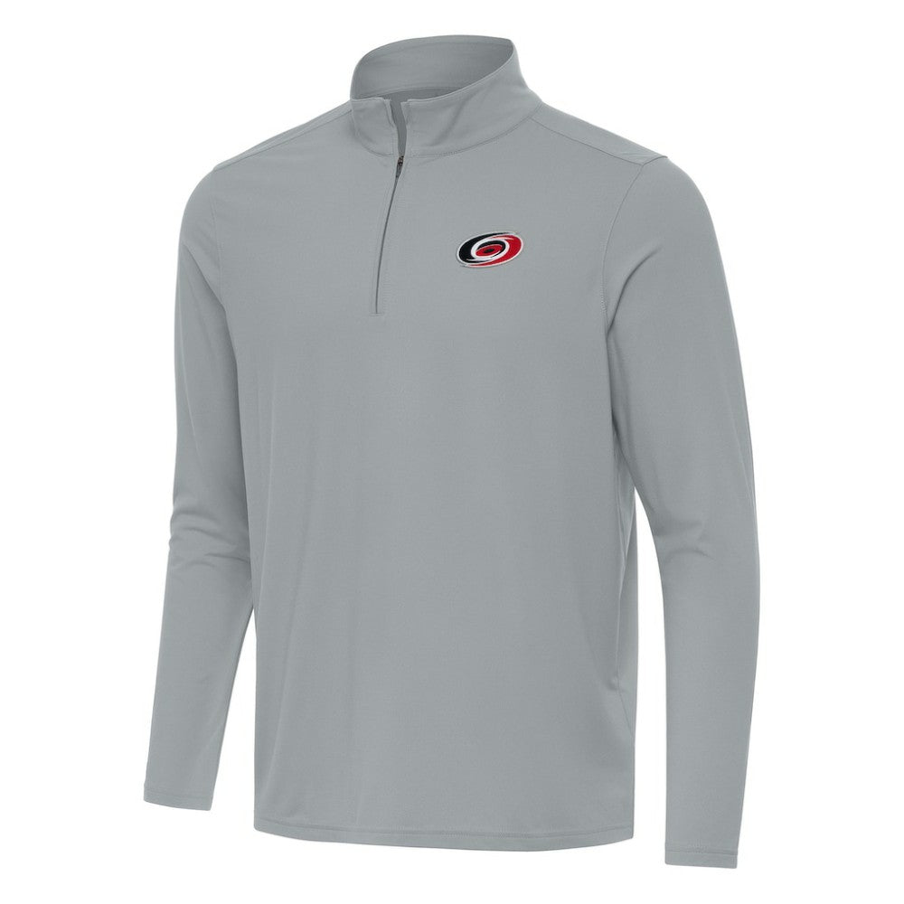 Carolina Hurricanes Antigua Intent Quarter-Zip Top - Gray - NHL 202234357