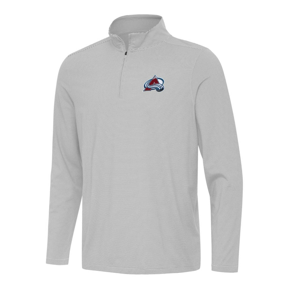 Colorado Avalanche Antigua Twine Quarter-Zip Top - Gray - NHL 202234654