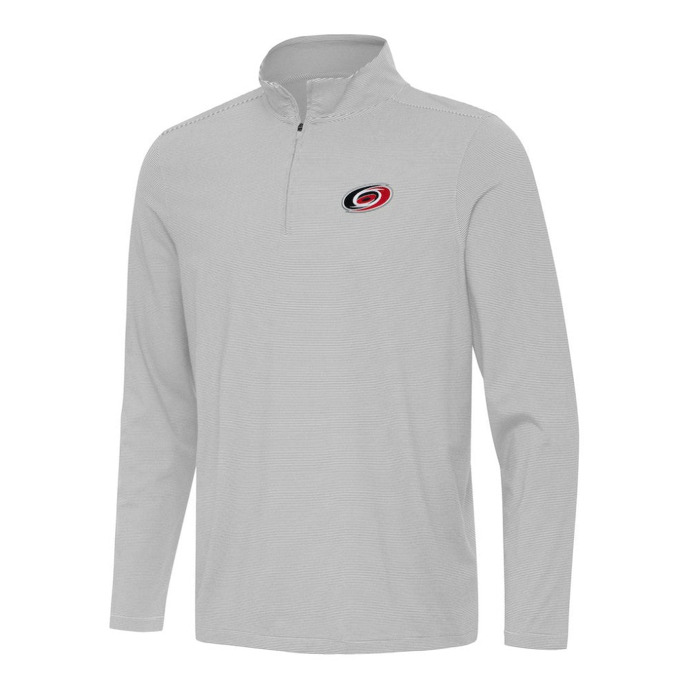 Carolina Hurricanes Antigua Twine Quarter-Zip Top - Gray - NHL 202234664
