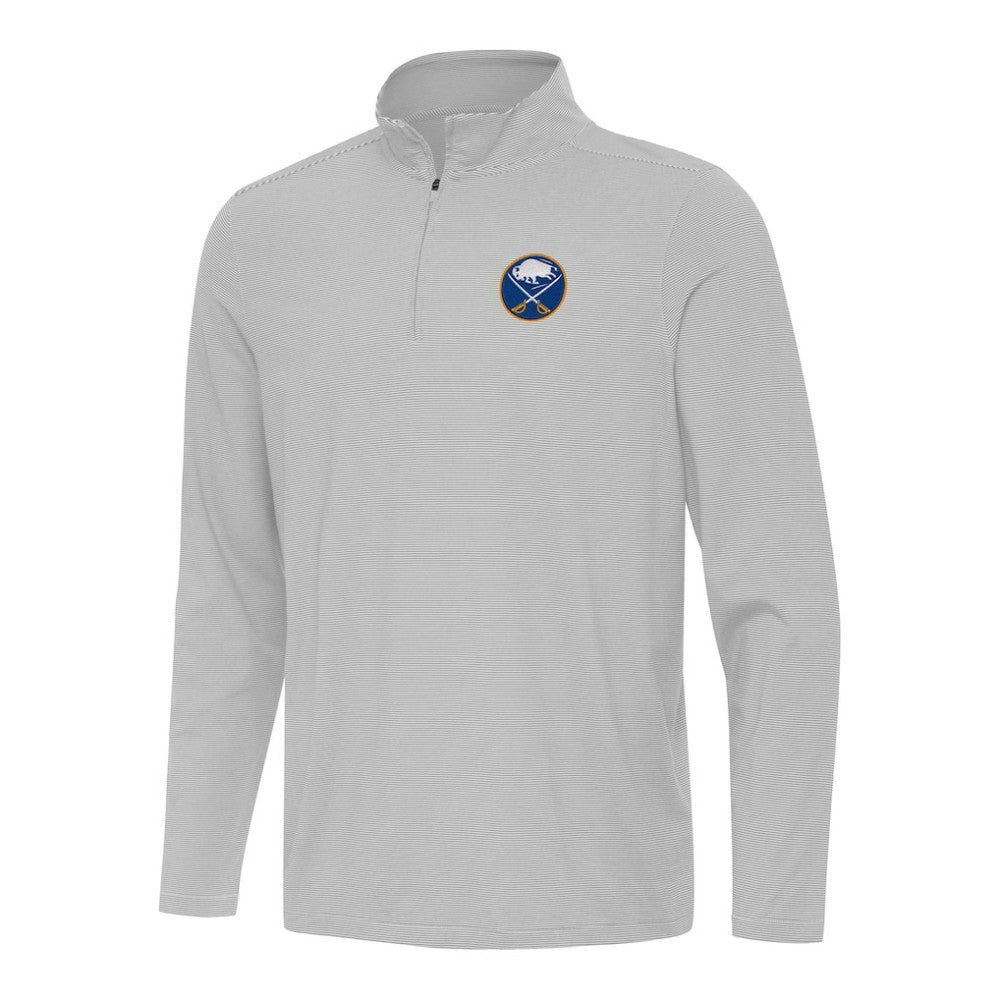 Buffalo Sabres Antigua Twine Quarter-Zip Top - Gray - NHL 202234671