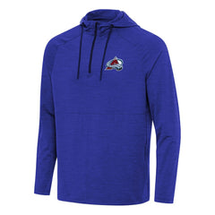 Colorado Avalanche Antigua Spikes Quarter-Zip Hoodie - Heather Royal - NHL 202234794