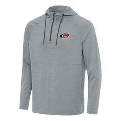 Carolina Hurricanes Antigua Spikes Quarter-Zip Hoodie - Heather Gray - NHL 202234808