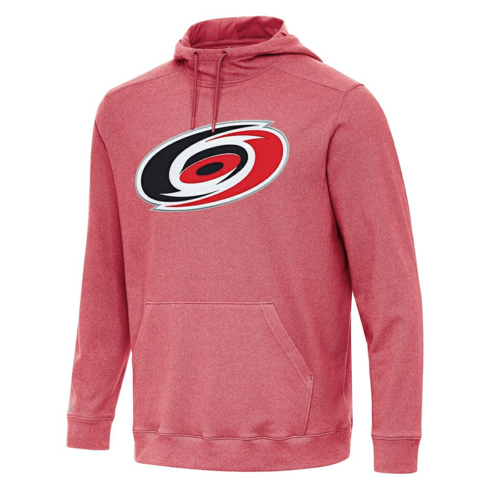 Carolina Hurricanes Antigua Cloud Pullover Hoodie - Heather Red - NHL 202234893