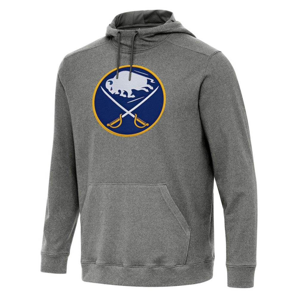 Buffalo Sabres Antigua Cloud Pullover Hoodie - Heather Black - NHL 202234896