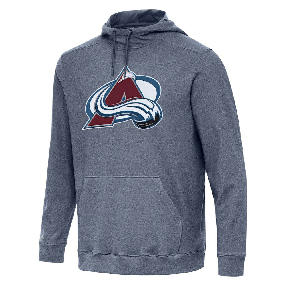 Colorado Avalanche Antigua Cloud Pullover Hoodie - Heather Navy - NHL 202234901