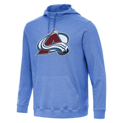 Colorado Avalanche Antigua Cloud Pullover Hoodie - Heather Royal - NHL 202234905