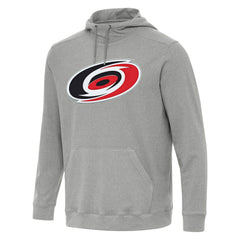 Carolina Hurricanes Antigua Cloud Pullover Hoodie - Heather Gray - NHL 202234908