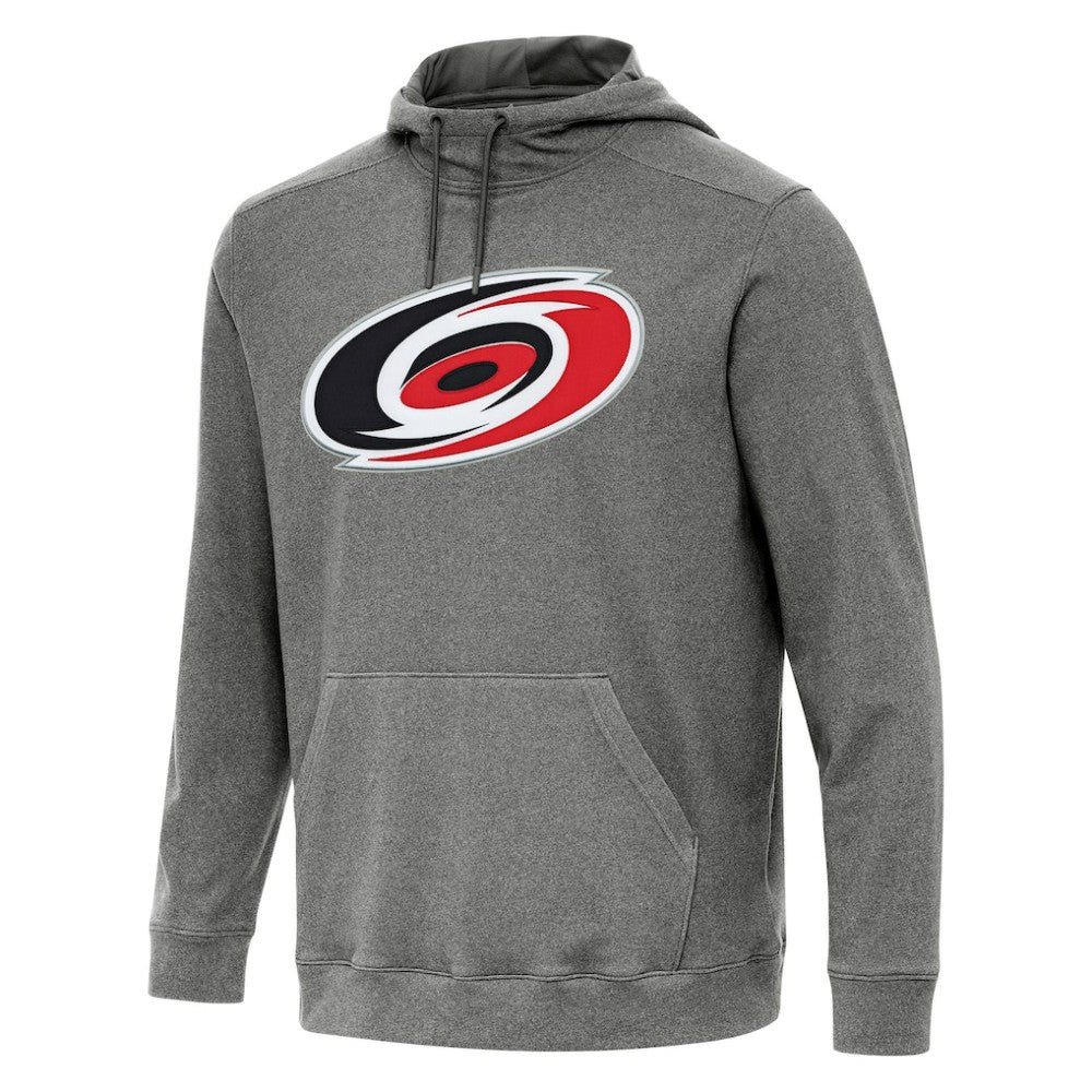 Carolina Hurricanes Antigua Cloud Pullover Hoodie - Heather Black - NHL 202234910