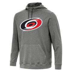 Carolina Hurricanes Antigua Cloud Pullover Hoodie - Heather Black - NHL 202234910