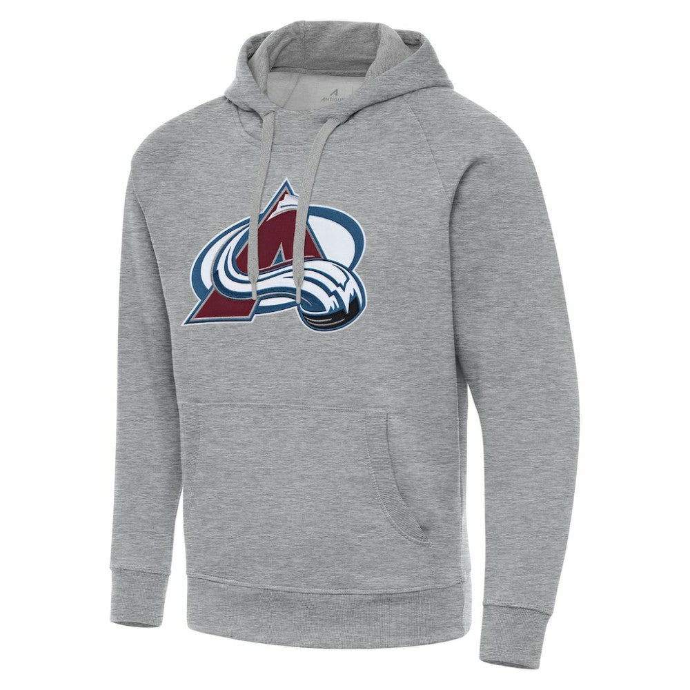 Colorado Avalanche Antigua Big & Tall Victory Pullover Hoodie - Heather Gray - NHL 202235046