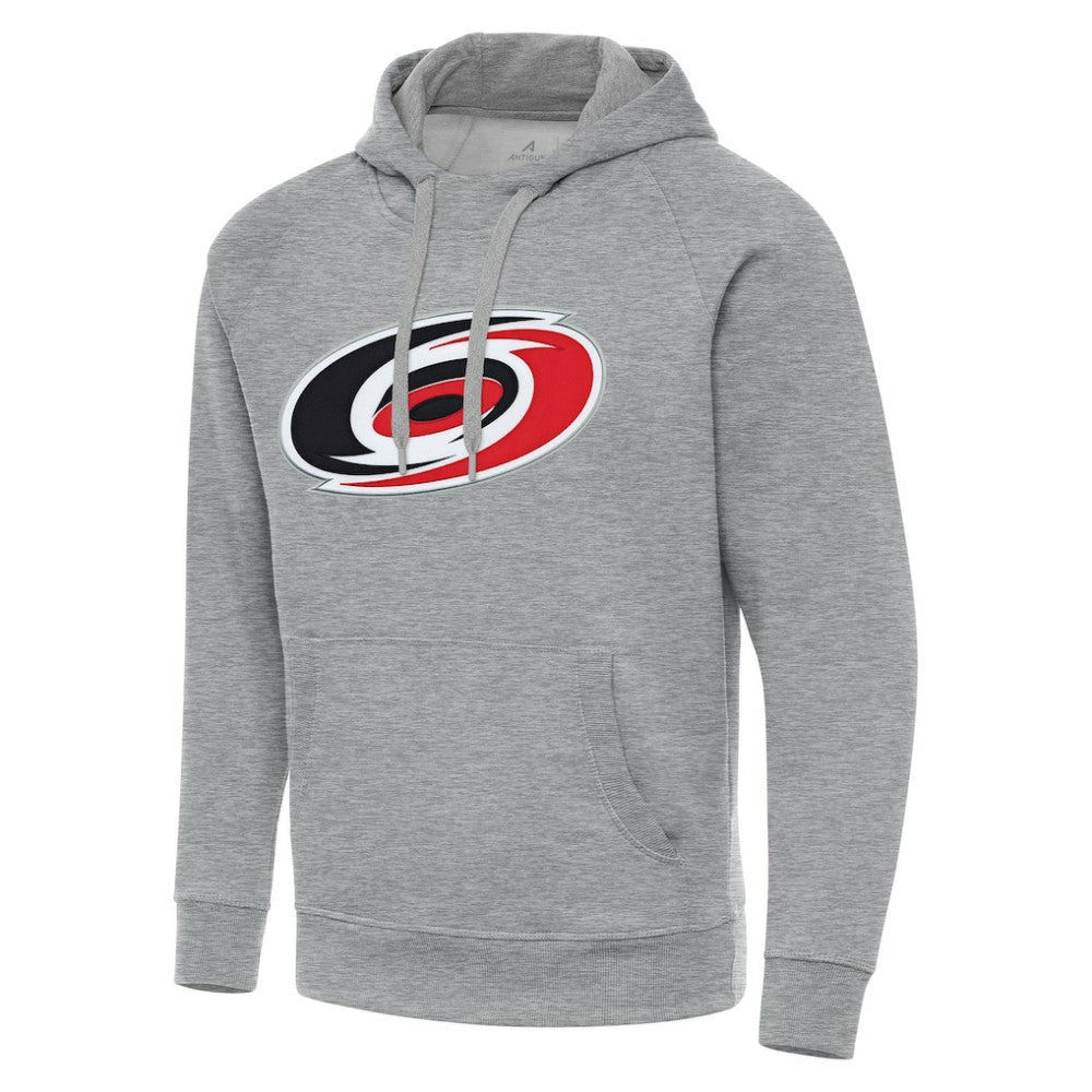 Carolina Hurricanes Antigua Big & Tall Victory Pullover Hoodie - Heather Gray - NHL 202235052