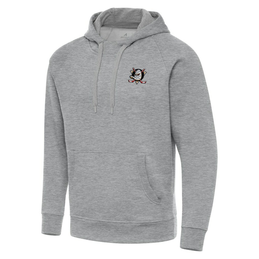 Anaheim Ducks Antigua Big & Tall Victory Pullover Hoodie - Heather Gray - NHL 202235062