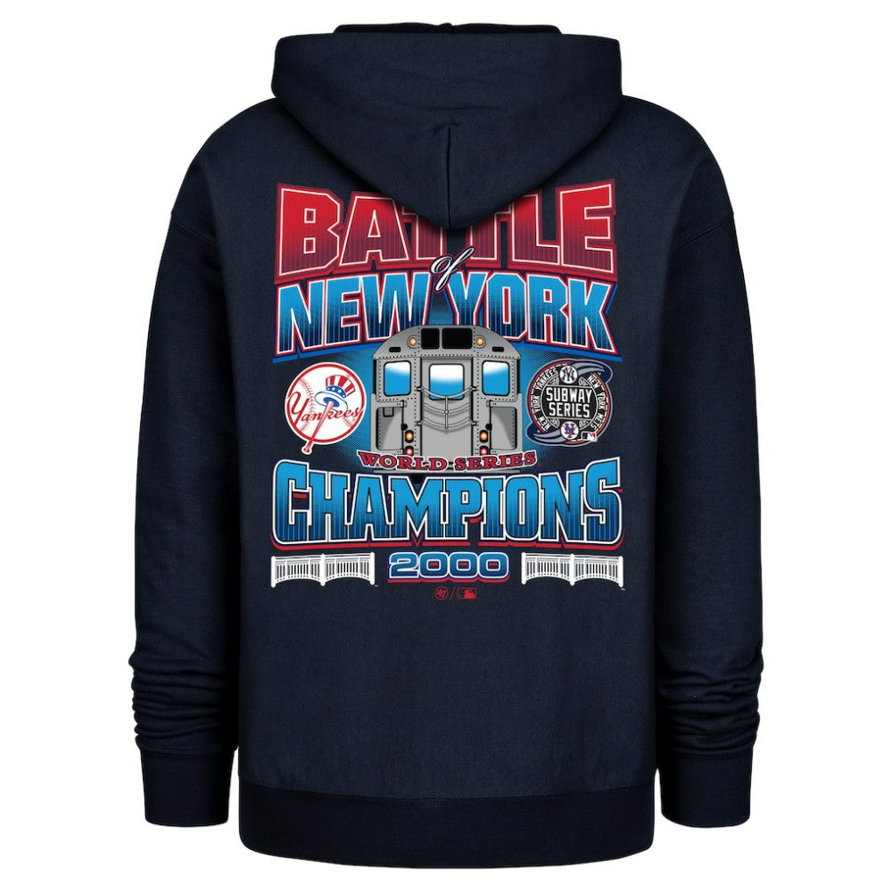 New York Yankees '47 2000 World Series Champions Showcase Backer Pullover Hoodie - Navy - 47 brand Discount