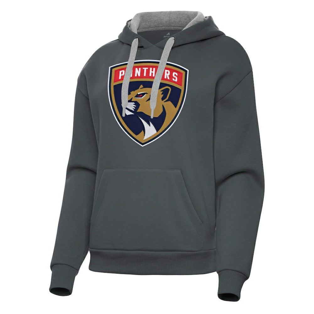 Florida Panthers Antigua Women's Victory Pullover Hoodie - Charcoal - NHL 202235583