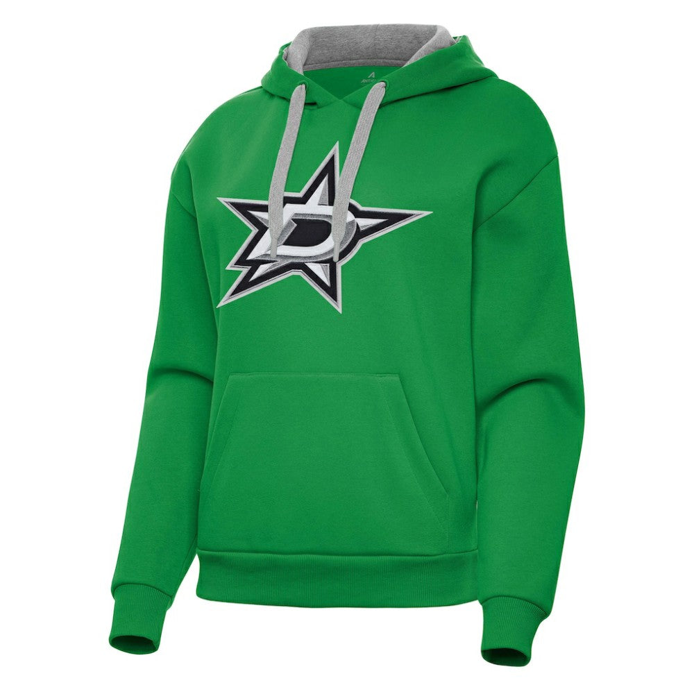 Dallas Stars Antigua Women's Victory Pullover Hoodie - Kelly Green - NHL 202235584