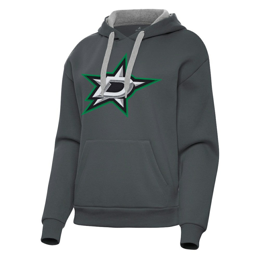Dallas Stars Antigua Women's Victory Pullover Hoodie - Charcoal - NHL 202235587