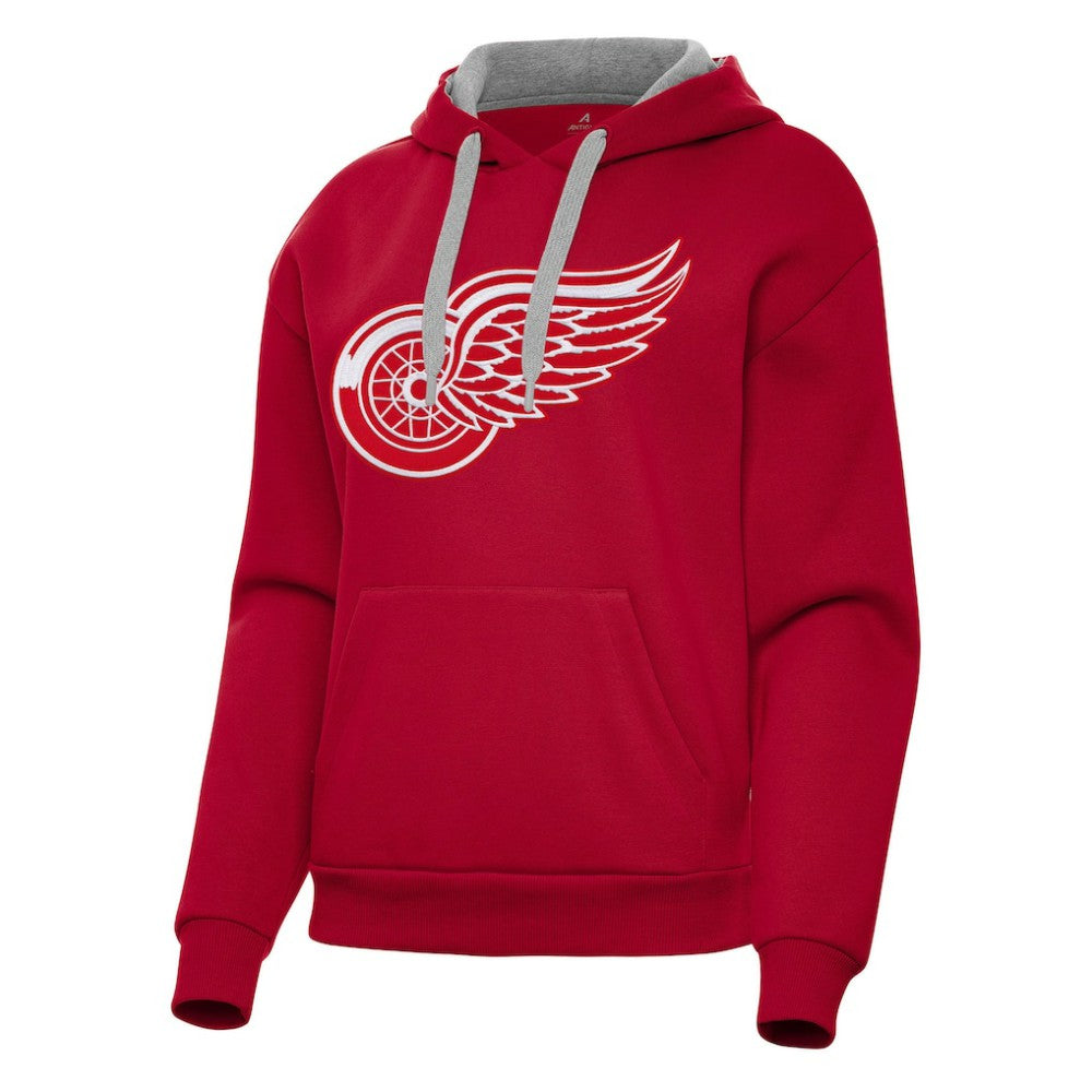 Detroit Red Wings Antigua Women's Victory Pullover Hoodie - Red - NHL 202235595