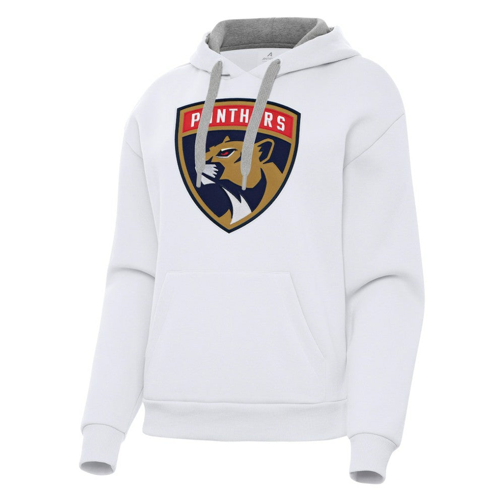 Florida Panthers Antigua Women's Victory Pullover Hoodie - White - NHL 202235596