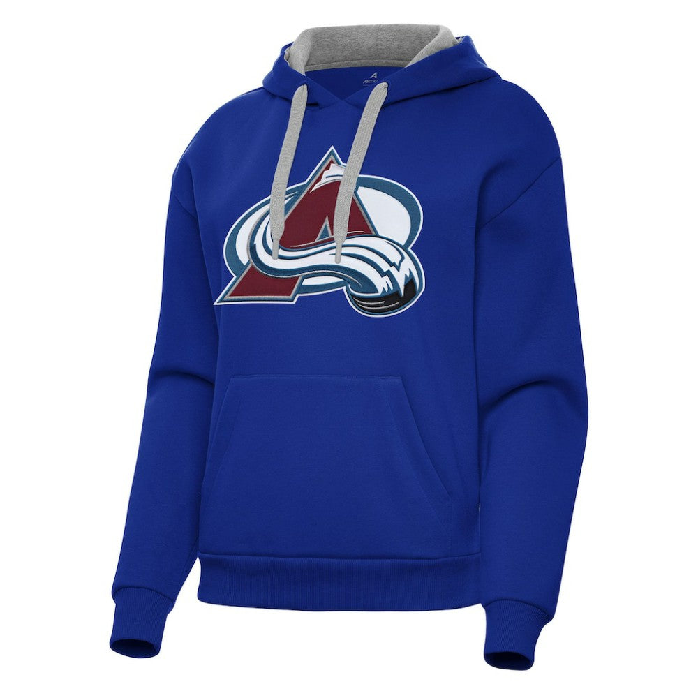Colorado Avalanche Antigua Women's Victory Pullover Hoodie - Royal - NHL 202235614