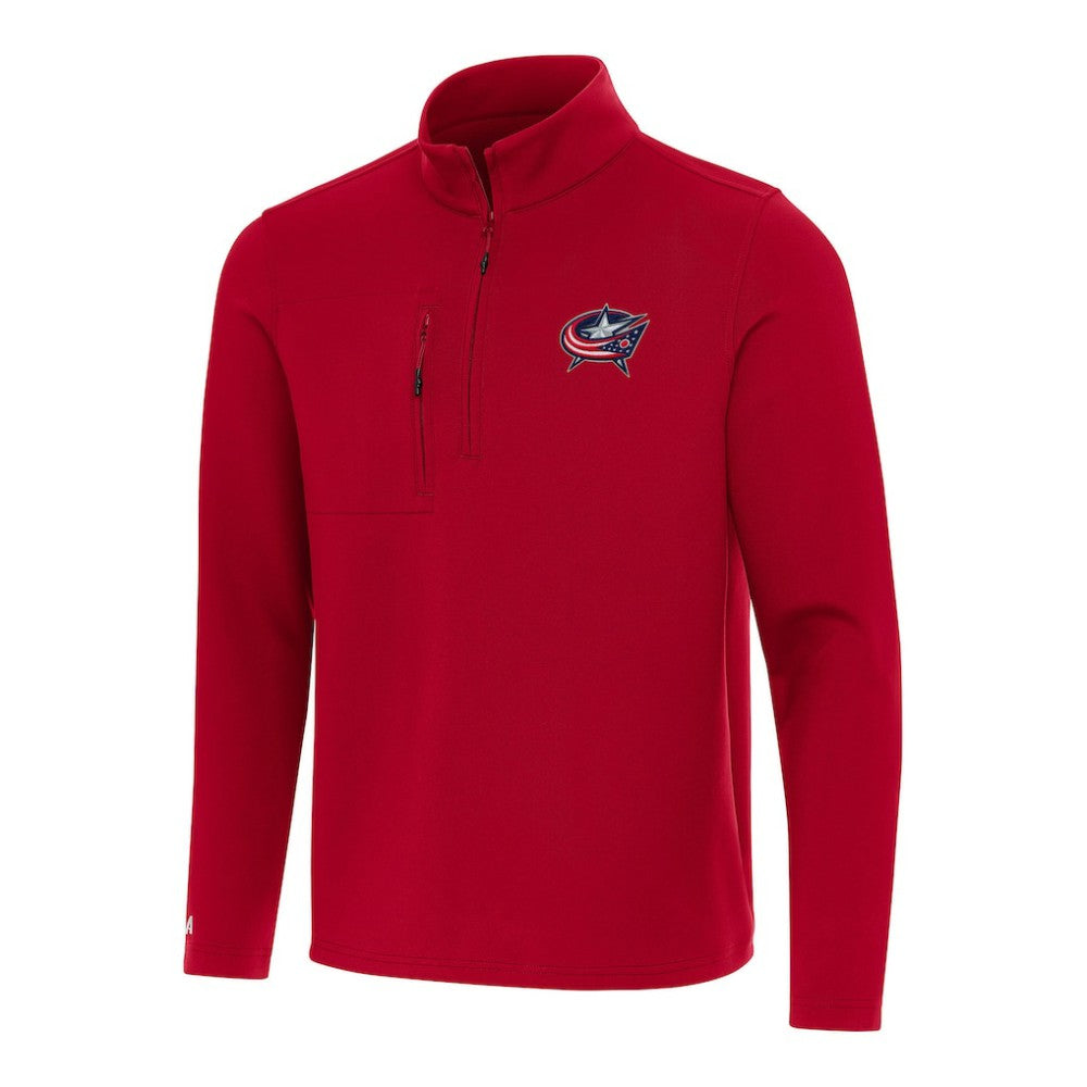 Columbus Blue Jackets Antigua Insider Quarter-Zip Top - Red - NHL 202235758