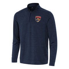 Florida Panthers Antigua Bright Quarter-Zip Top - Heather Navy - NHL 202235807