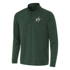 Dallas Stars Antigua Bright Quarter-Zip Top - Hunter Green - NHL 202235808