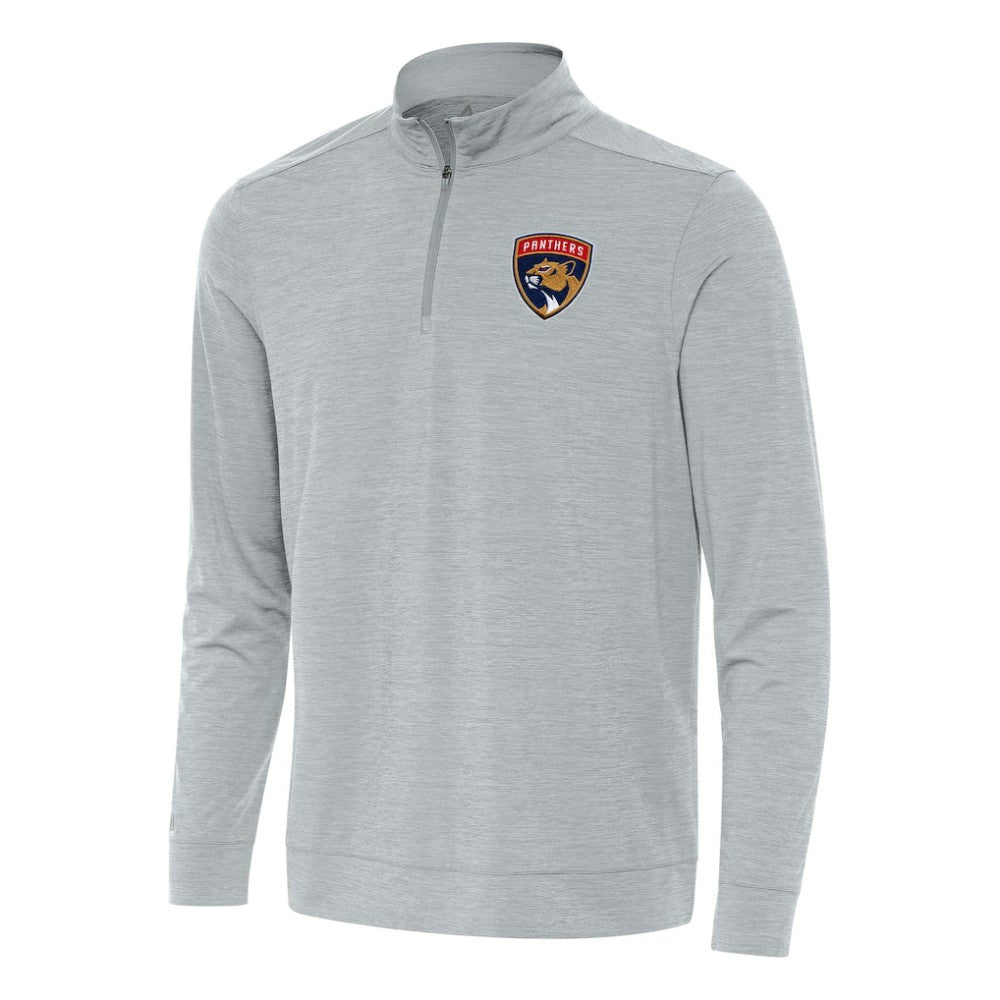 Florida Panthers Antigua Bright Quarter-Zip Top - Heather Gray - NHL 202235811