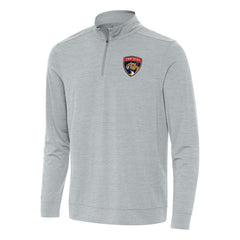 Florida Panthers Antigua Bright Quarter-Zip Top - Heather Gray - NHL 202235811