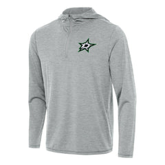 Dallas Stars Antigua Tidy Quarter-Zip Hoodie - Heather Gray - NHL 202235822